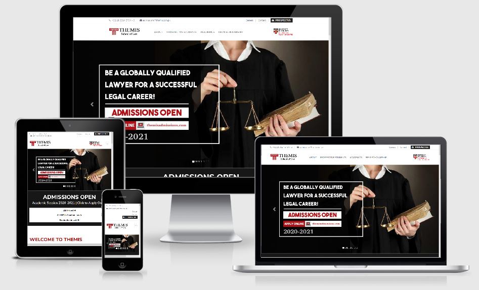 law school website
